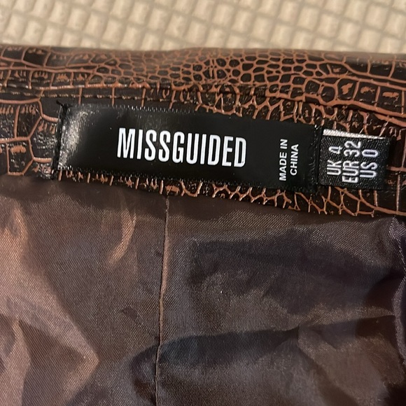 Missguided + Brown Blazer Jacket - Picture 5 of 6